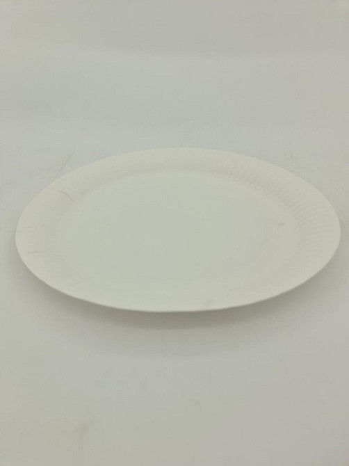 Тарілка паперова 23см Біла 50шт (1 пач.) Харків - фото 2