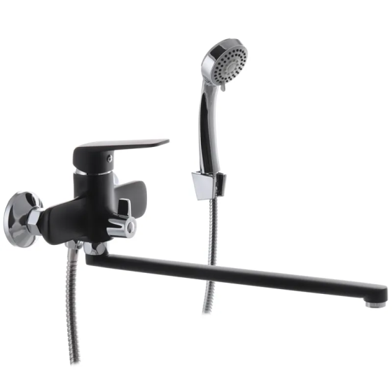 Змішувач для ванни Mixxus Oregon 006 Euro Чорний   ( MI5915 ) 33186 Харків