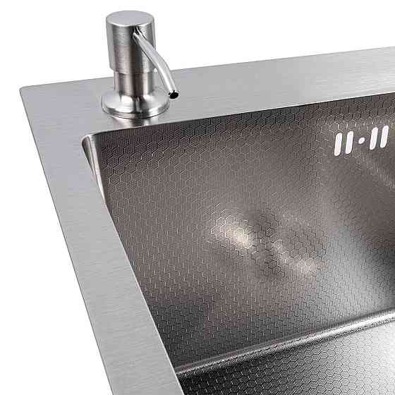 CM 65*50 L DÉCOR Мийка нержавійка Valeso Handmade (3.0/0.8) Коломыя