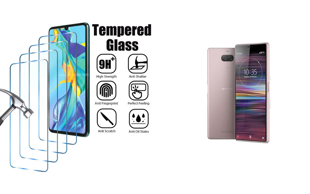 Захисне скло ArmorGlass для Sony Xperia 10 I4113, Xperia 10 Plus I4213 – стійке до подряпин та ударів Київ - фото 1