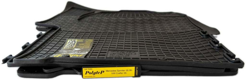 Килимки салону гумові Mercedes Sprinter II 06-/VW Crafter 06-, к-т (3шт.) Київ - фото 1
