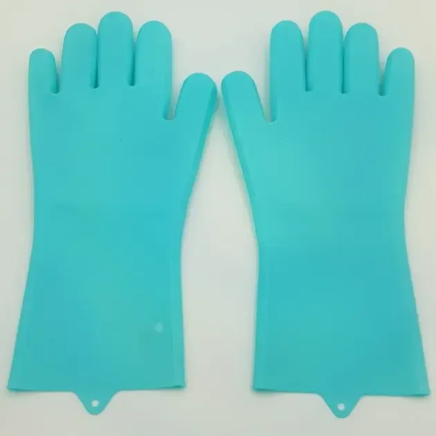 Многофункциональные силиконовые перчатки для мытья и чистки посуды Коломия - фото 4