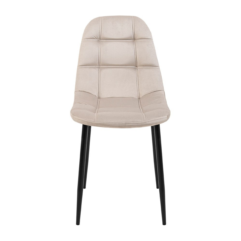 Стул кресло мягкий SplitDesign U Jasmine 21 черные ножки Кремовый Киев - изображение 2