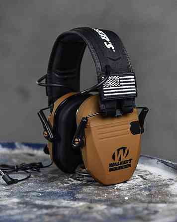 АКТИВНІ ТАКТИЧНІ ПРОТИШУМНІ ЗАХИСНІ НАВУШНИКИ ДЛЯ СТРІЛЬБИ SLIM SHOOTER coyot ВТ1124 Одеса