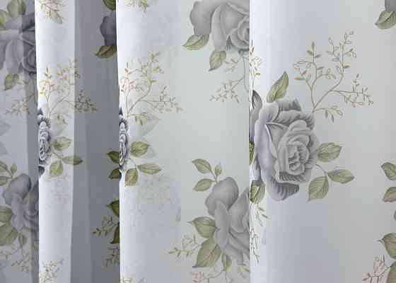 Кухонная арка VR-Textil № 000к белый с серым 280х150 см (51-240) Киев