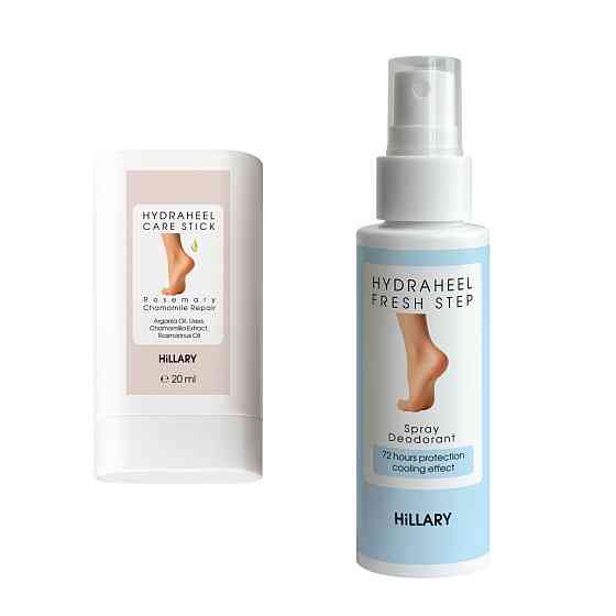 Набір для відновлення п’ят та свіжості стоп з розмарином і ромашкою Hillary Heel Repair & Foot Freshness Set with Rosemary & Київ