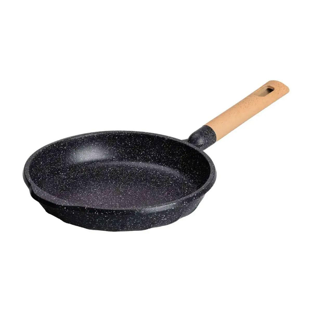 Сковорода 1,5 л з мраморним покриттям Ø 26 см, чорна Київ - фото 1