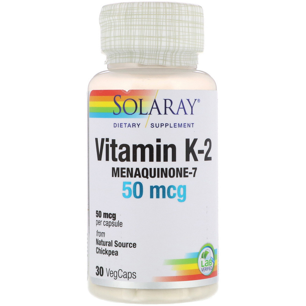 Витамин К2 (Vitamin K-2) 50 мкг 30 капсул Киев - изображение 1