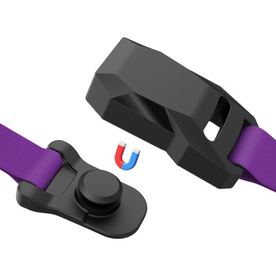 Ошейник для животных WAUDOG Magnet c QR паспортом, магнитная пряжка-фастекс S фиолетовый (27949) Винница - изображение 3