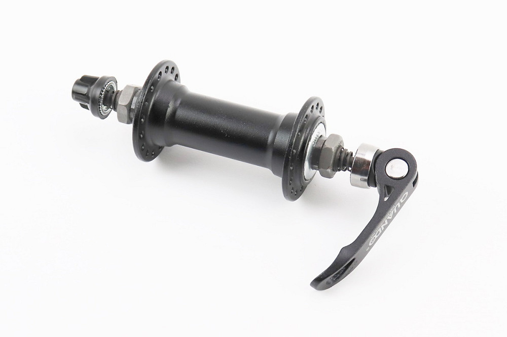 Втулка передня MTB алюмінієва 14Gx32H, V-brake, кріпл. ексцентрик, чорна KT-A15F Київ - фото 2