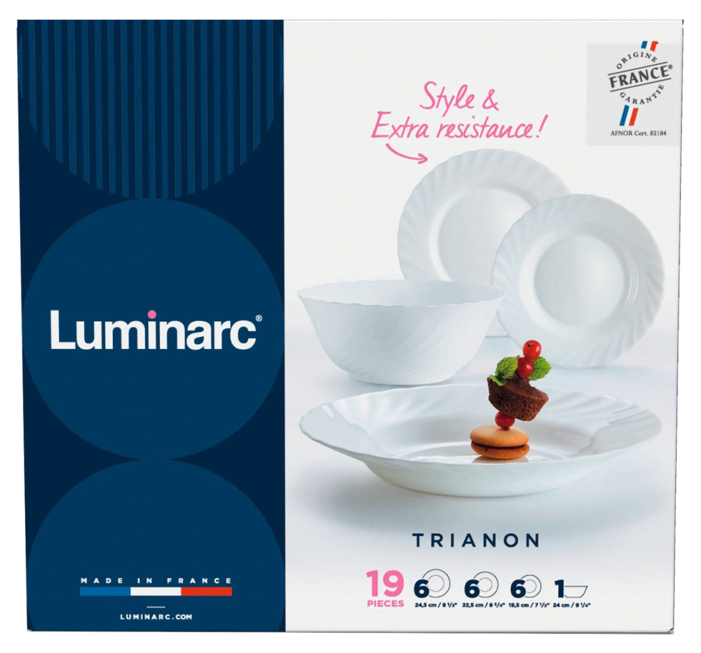 Сервиз столовый LUMINARC TRIANON, 19 предметов (6190442) Киев - изображение 5