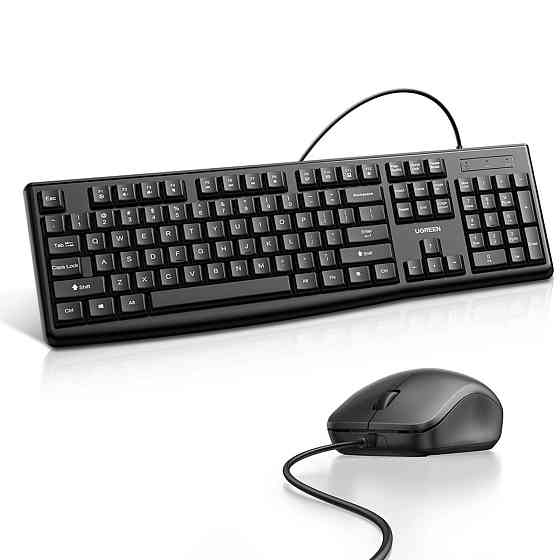 Комплект з  маніпулятора миші та клавіатури UGREEN Wired Keyboard and Mouse Combo (UGR-15217) Киев