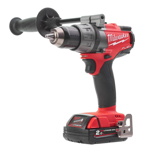 Дрель-шуруповерт аккумуляторная бесщеточная MILWAUKEE M18 FDD-202 крутящий момент 135Нм (зарядное устройство, 2 аккумулятора 18В 2Ач, п Одесса - изображение 2