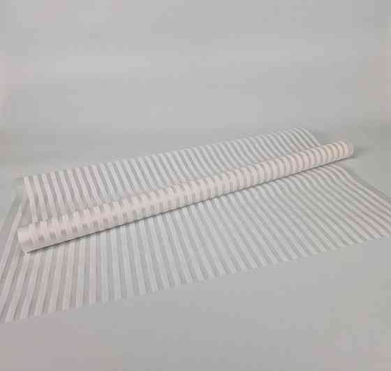 Рулон 10 м тонований матовий з рис. "Смужки" (7) плівка для квітів (h680) No 1 БІЛИЙ (1 шт.) Харків