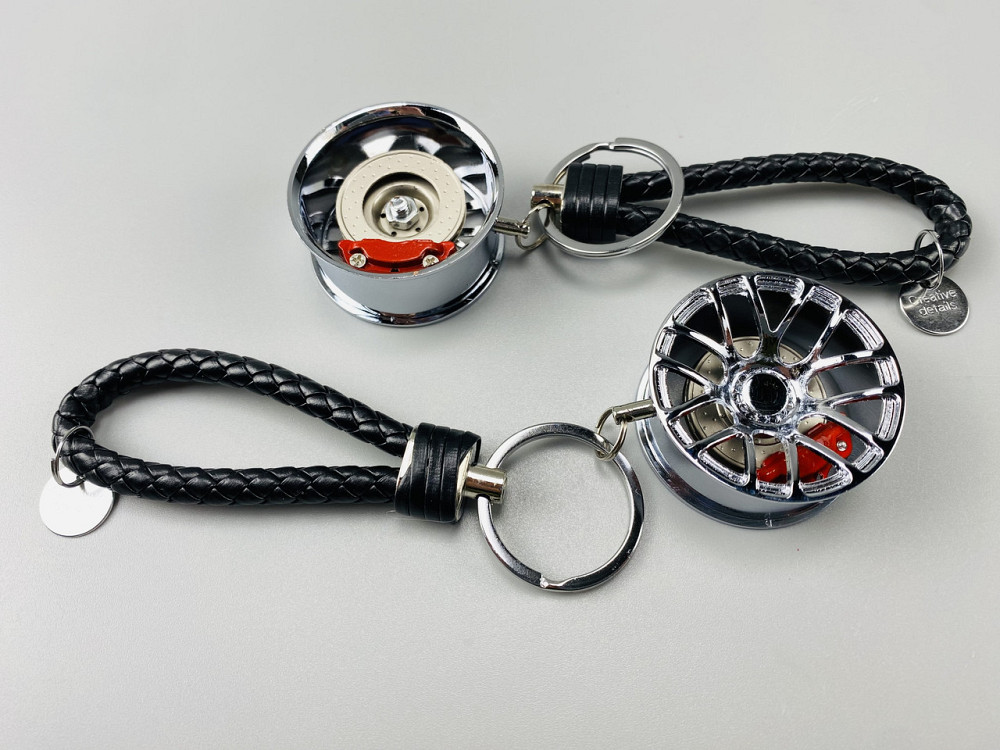 Брелок у вигляді диска колеса, брелок на ключі для водія, брелок металевий на авто ключі Мукачево - фото 9