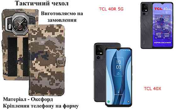 Тактический чехол для Poco X5 5G, Poco X5 Pro 5G, крепится к снаряжению на липучке Киев