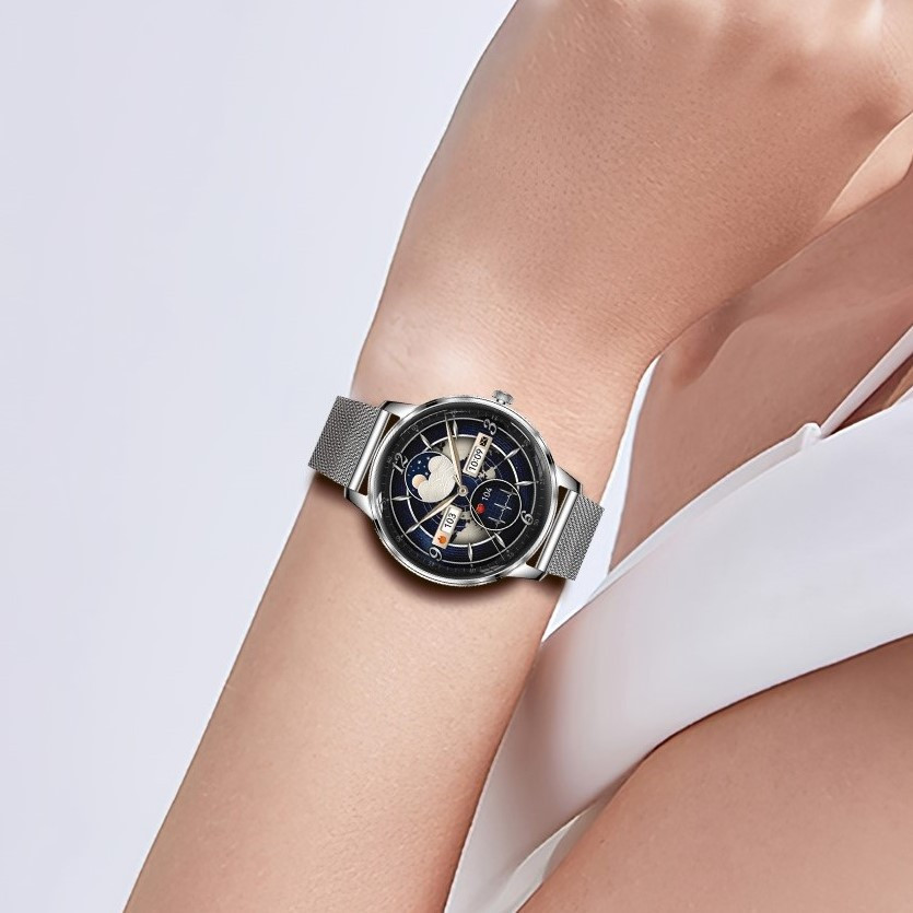 Смарт годинник, розумний годинник Smart Brilliant Slim Silver, 2 ремінці ( 19072 ) Харків - фото 10