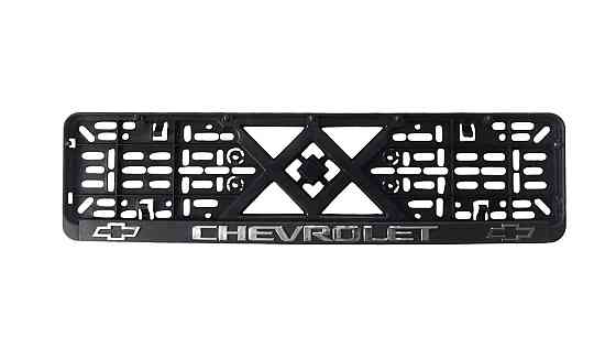 Рамка під номер пластик Chevrolet (Racing рельєфна) Вінниця