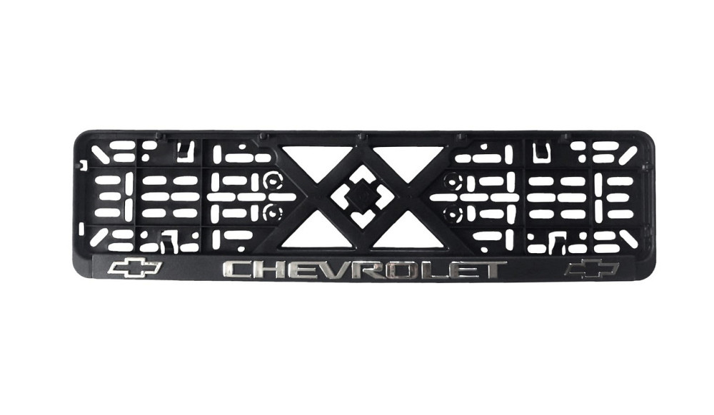 Рамка під номер пластик Chevrolet (Racing рельєфна) Вінниця - фото 1