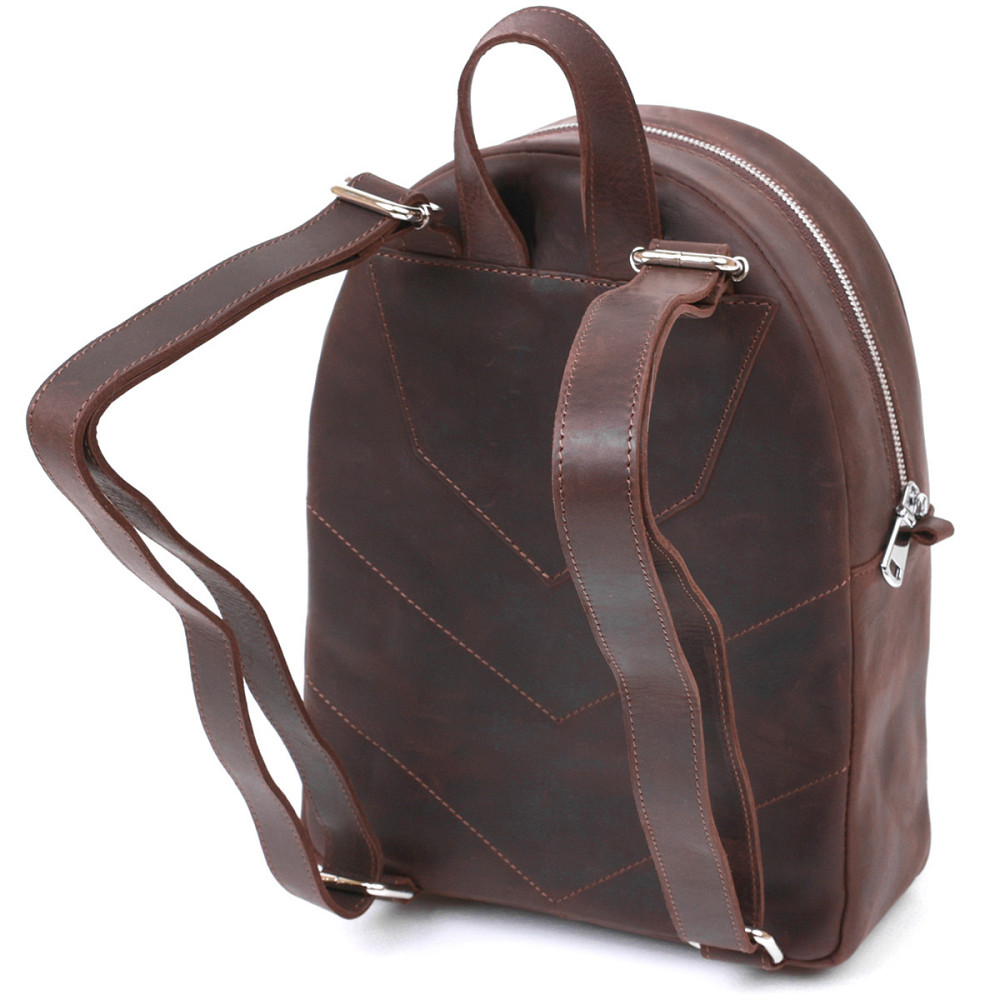 Винтажный женский рюкзак Shvigel 16314 Коричневый Киев - изображение 2