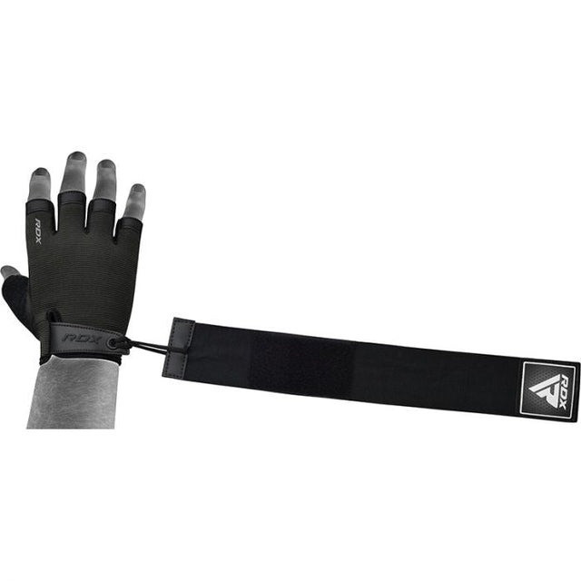 Перчатки для фітнесу RDX T2 Half Black PLUS-M Кам'янське - фото 3