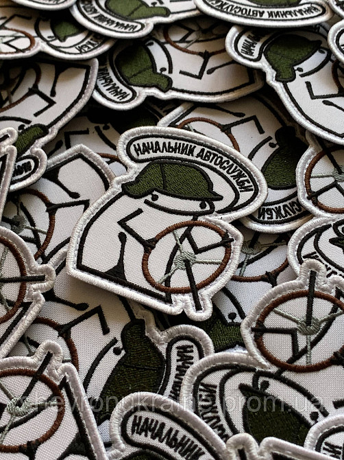 Шеврон флорк военный водитель (Форма контурная. На липучке) Размер 8x6.5см Киев - изображение 2