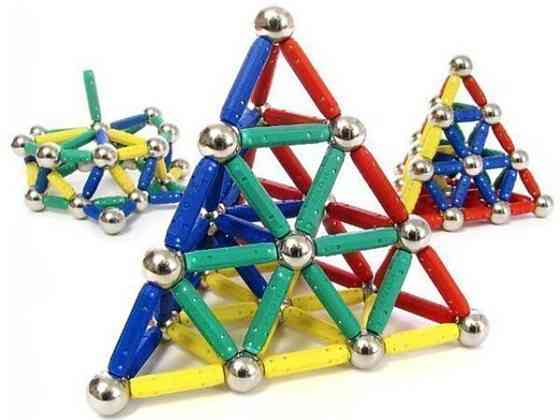 Конструктор магнитный 188 деталей магнетик magnetic лучше чем неокуб. Киев