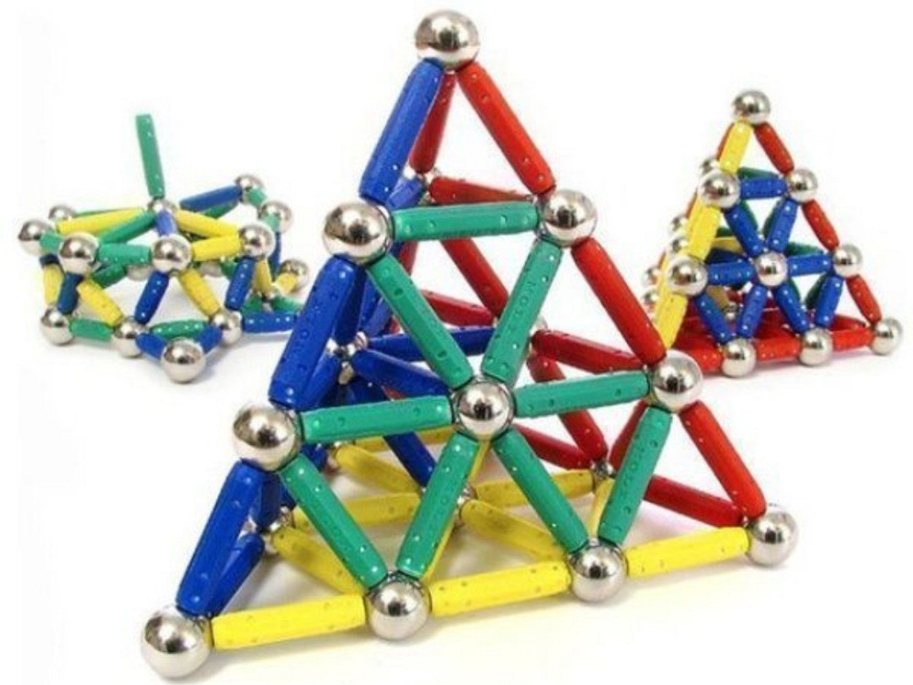 Конструктор магнитный 188 деталей магнетик magnetic лучше чем неокуб. Киев - изображение 1