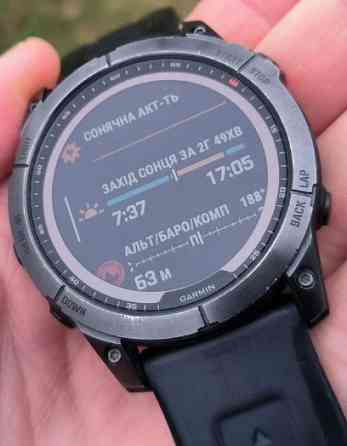 Смарт-Часи Garmin Fenix 7X Solar. Українська мова, NFC. Київ