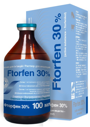 Фторфен 30% инъекционный 100 мл O.L.KAR (Фторфеникол) Винница