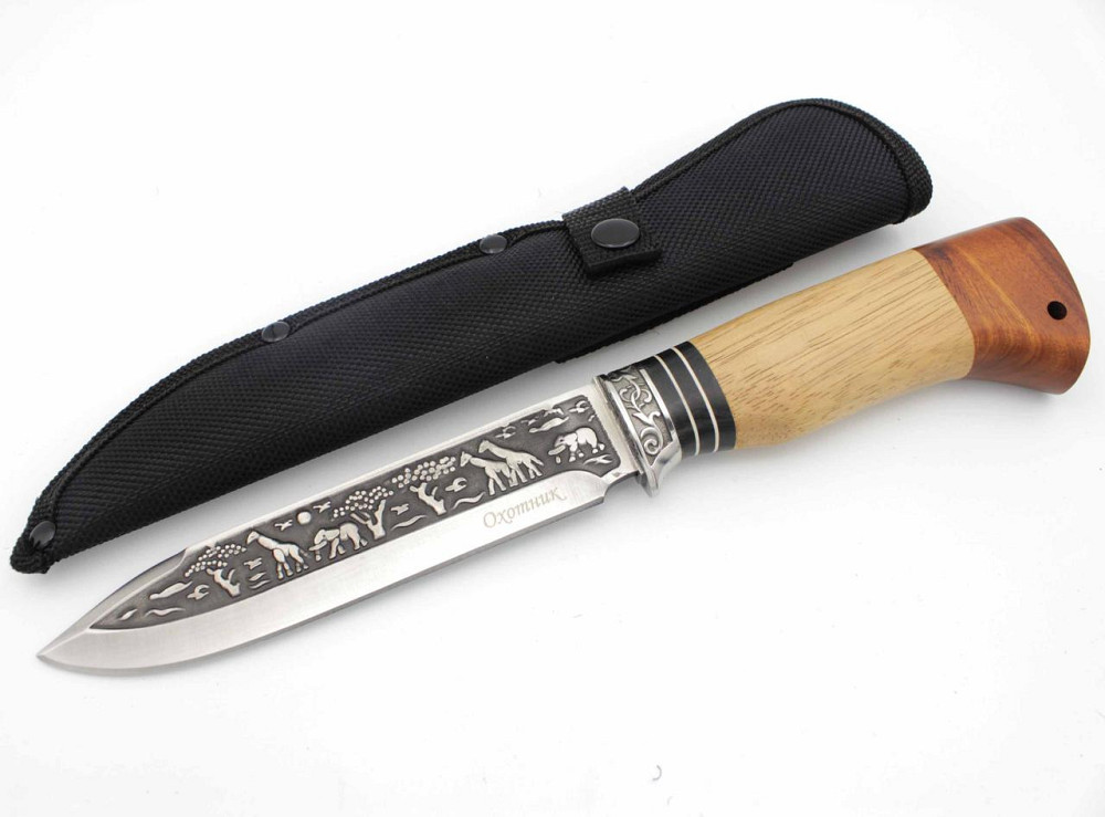 Ніж мисливський "Мисливець" A848 / 28 см / 14 см Дніпро - фото 2