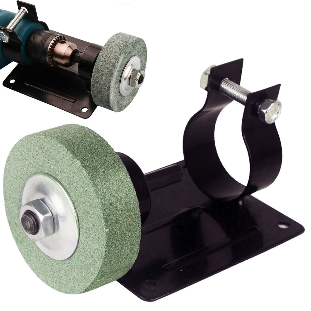 Настільна насадка на дриль з точильним каменем + Гайковий ключ SBR Київ - фото 1