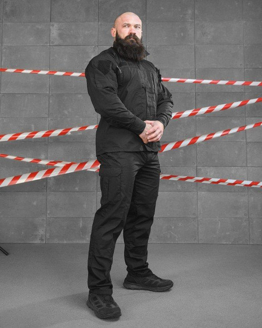 Тактичний костюм guard чорний НП5230 Одеса - фото 2