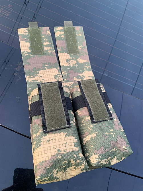 Підсумок під АК підвійний на 4 магазини, Molle, Кольори: Хижак, Олива, Піксель (виробник) Дніпро - фото 2
