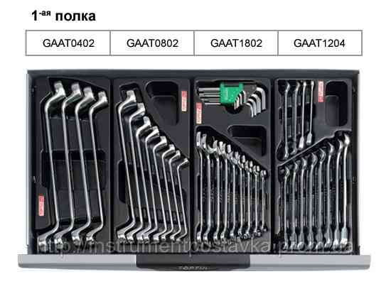 Тележка с инструментом TOPTUL 7 секций 229 ед. GCAJ0008 Одесса