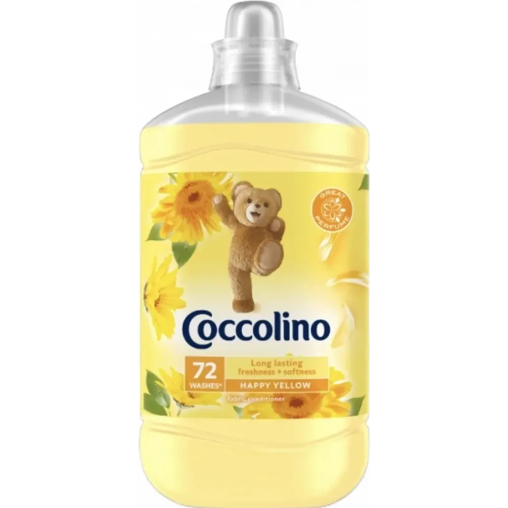 Ополаскиватель для белья Coccolino Happy Yellow 68 стирки Львов - изображение 1