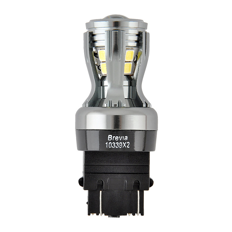 Автолампа Brevia PowerPro LED P27/7W (3157) 350Lm 14x2835SMD 12/24V CANbus, 2шт Львов - изображение 2