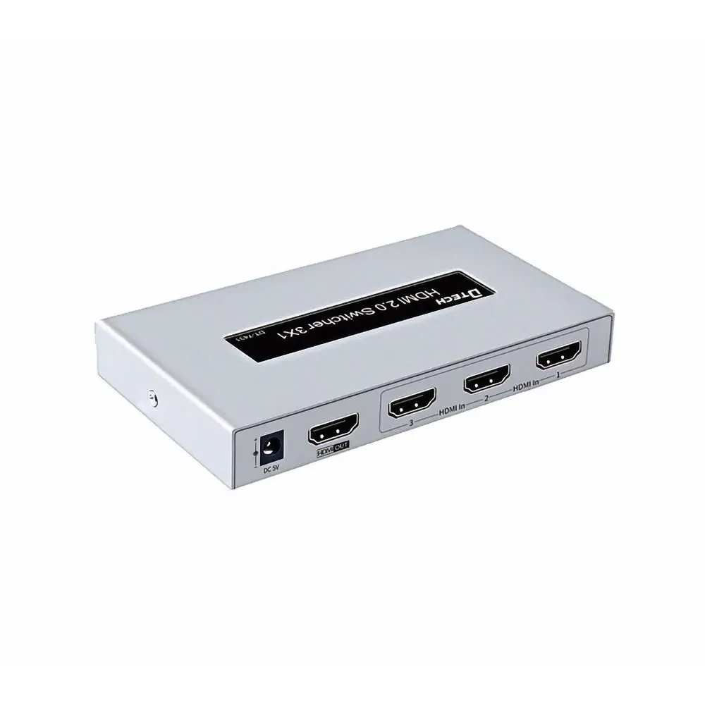 Комутатор 4K HDMI 2.0 3x1 Dtech DT-7431 (74-00123) Киев - изображение 2