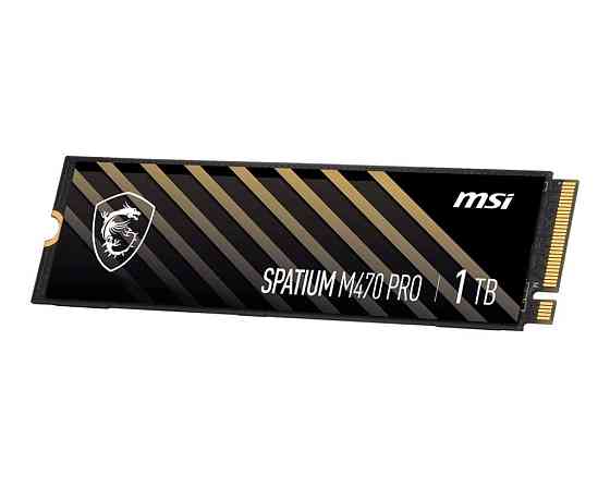 Накопичувач SSD 1TB MSI Spatium M470 Pro M.2 2280 PCIe 4.0 x4 NVMe 3D NAND TLC (S78-440L0J0-P83) ( M.2 2280 ) Харьков