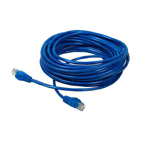 Патч-корд мережевий гігабітний Trinix UTP, RJ-45, CAT.5 25m Blue (73-00647) Київ