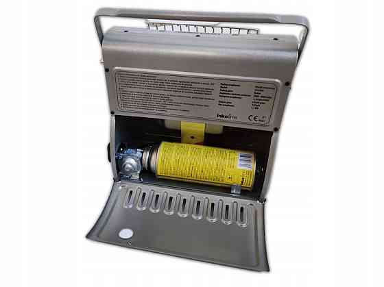 Комплект обогреватель керамический газовый Alpen Camping ISLAND + баллон взрывобезопасный, 12л металл + редуктор setISLAND41005 Код: Ровно