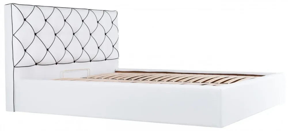 Кровать Melissa VIP 140 х 200 см Fly 2200 С дополнительной металлической цельносварной рамой Белый Киев - изображение 3