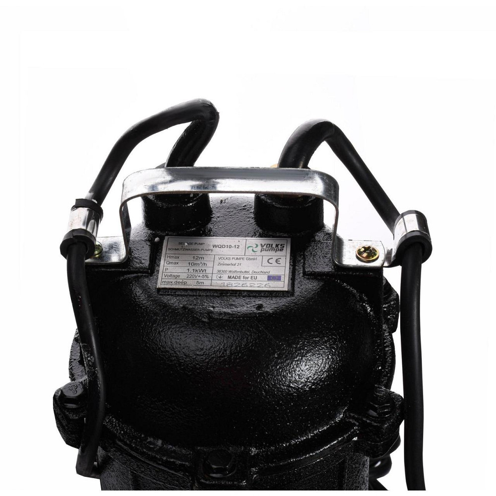 Насос фекальний VOLKS pumpe WQD10-12 1,1кВт (000012092) Київ - фото 5