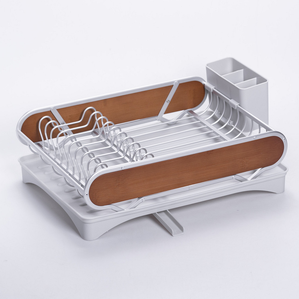 Сушарка для посуду алюмінієва з піддоном пластиковим 47x29x13 см HP-46-9-A Коломия - фото 6