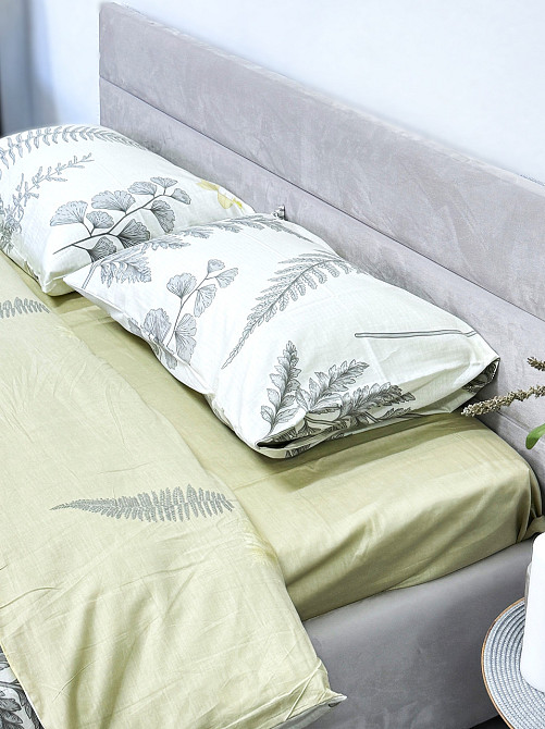 Ecotton Комплект постільної білизни Ecotton полуторний 150х215 см Польові квіти на білому 24305 Київ - фото 5