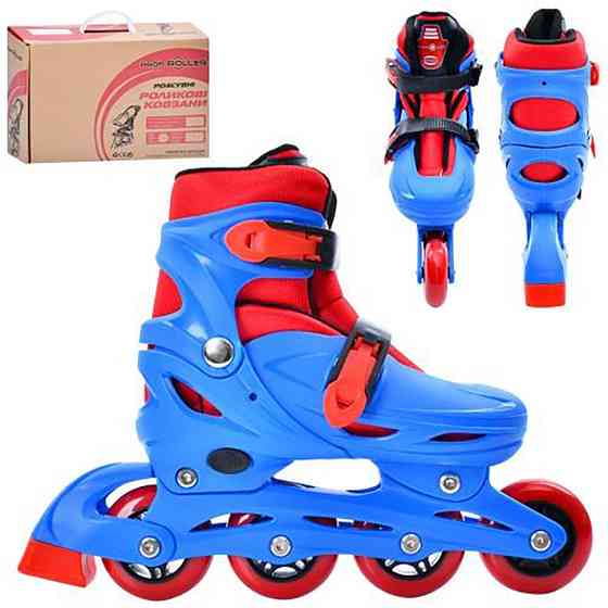 Ролики розсувні дитячі A4151-M-BL розмір (35-38) Вінниця