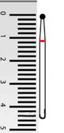 Насадка на фрезер алмазная малая сферическая шарик Киев