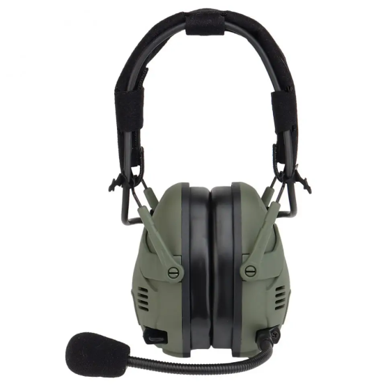 Тактичні активні навушники Wosport HD-16 Гарнітура з шумопоглинанням + Bluetooth (Оливковий) Вінниця