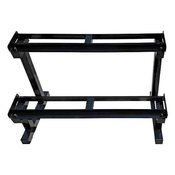 Стійка для гантелей 1.2 м Чорний Стійки для гантелей, грифів та дисків розбірна Київ