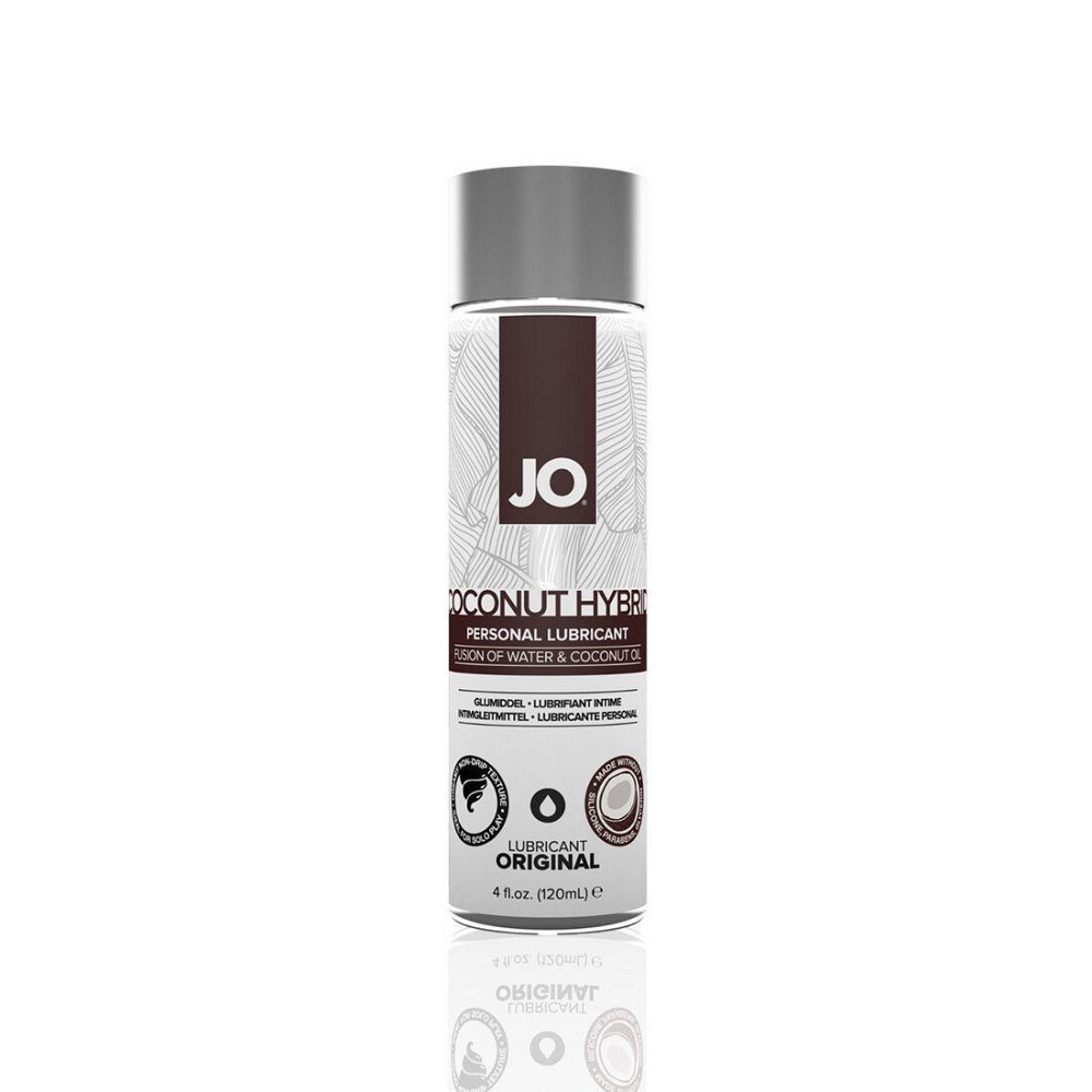 Смазка-крем с кокосовым маслом JO Coconut Hybrid ORIGINAL (120 мл) белая Sex Aura Киев - изображение 1